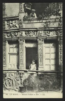 carte postale LE MANS, MAISON D'ADAM ET EVE 4P2379  Photo