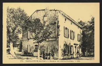 carte postale MAILLANE, MAISON DU POETE MISTRAL 4P2382 Photo