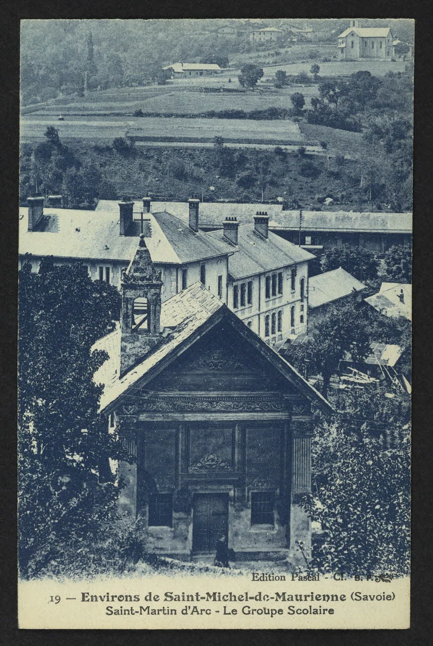 carte postale ENVIRONS DE SAINT-MICHEL-DE MAURIENNE, SAINT-MARTIN D'ARC, LE GROUPE SCOLAIRE 4P2385 Photo