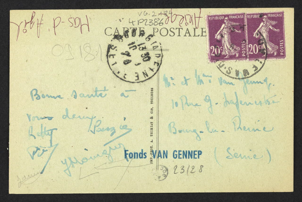 carte postale MAS D'AZIL, SUR LA PLACE MONCEAU 4P2386 Photo