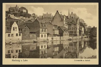 carte postale MARBURG A. LAHN, UNIVERSITAT U. SCHLOB 4P2391  Photo