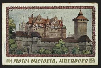 carte postale HOTEL VICTORIA, NURNBERG 4P2392 Photo