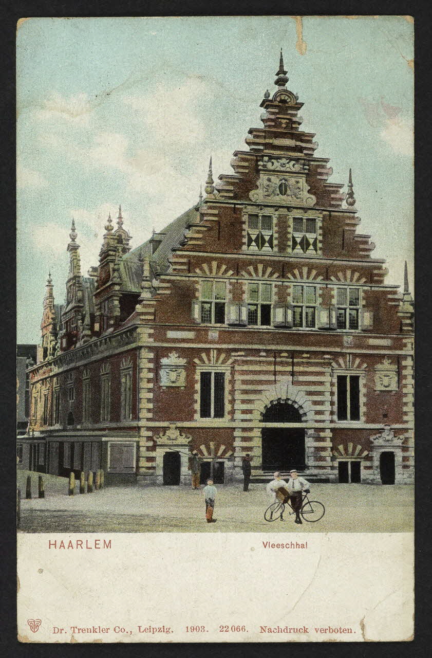 NACHDRUCK VERBOTEN TRENKLER CO,LEIPZIG carte postale HAARLEM, VLEESCHAL 1903 4P2399 Photo