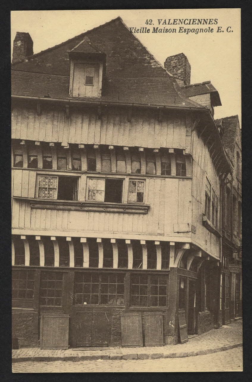 carte postale VALENCIENNES, VIEILLE MAISON ESPAGNOLE 4P2417 Photo