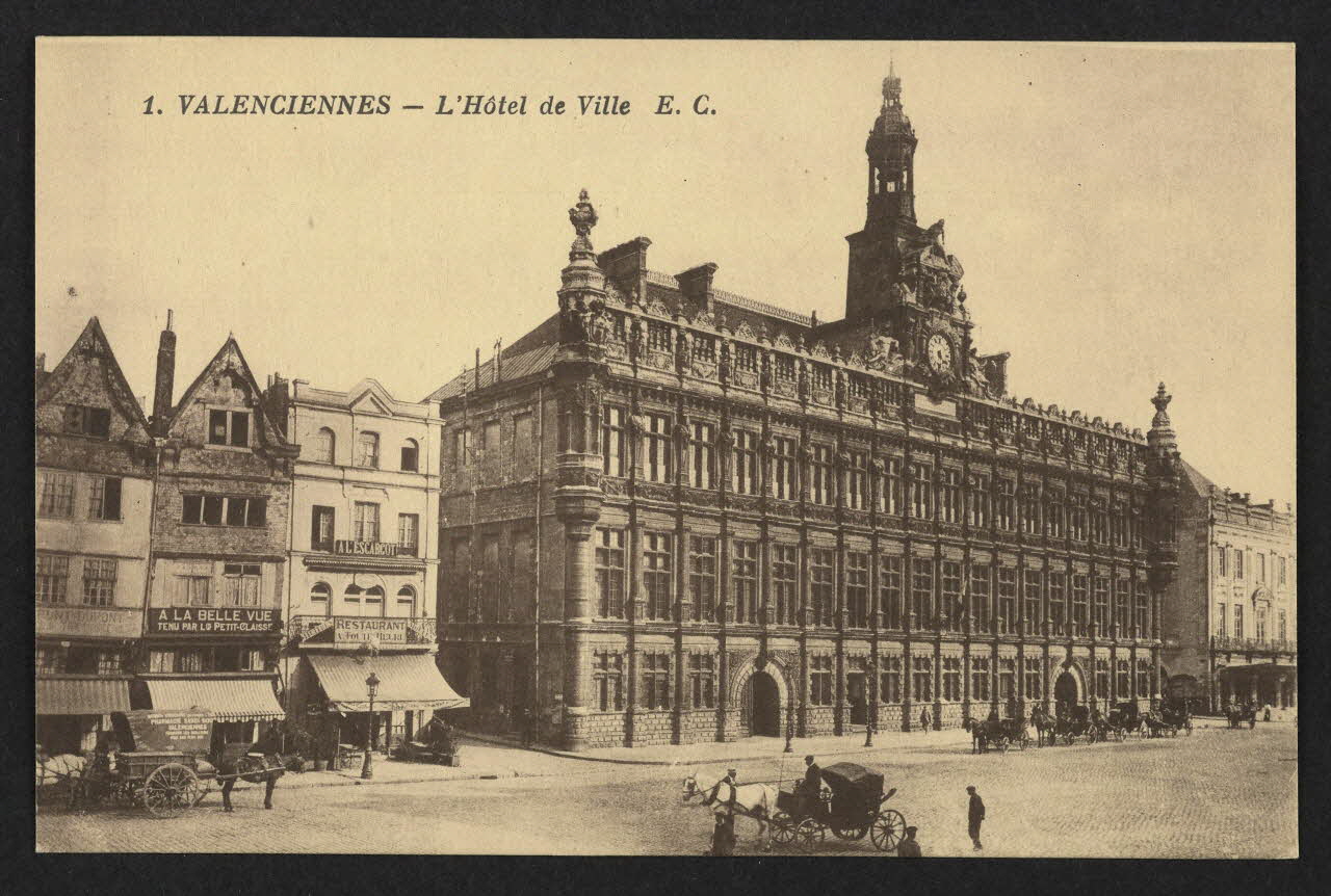 carte postale VALENCIENNES, L'HOTEL DE VILLE E. C. 4P2420 Photo