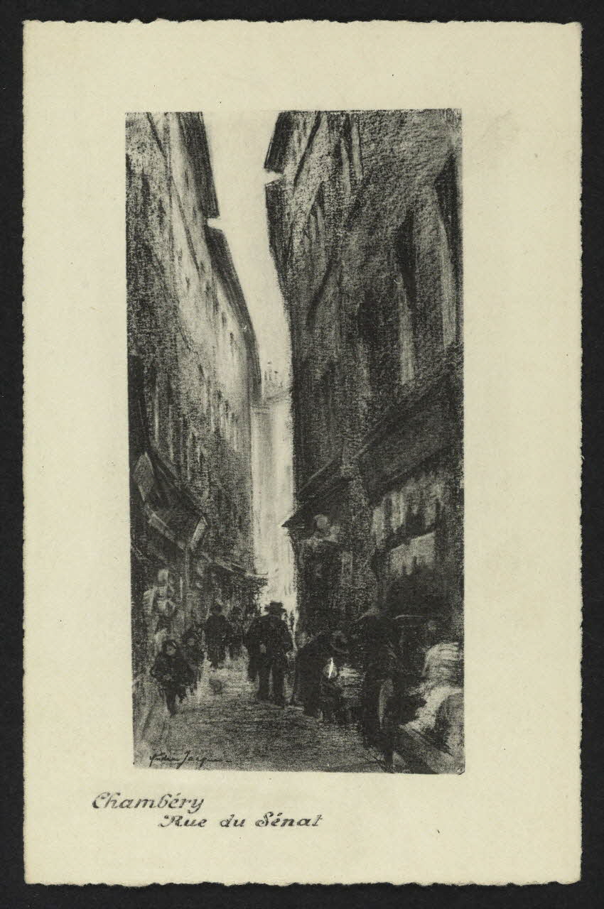 carte postale CHAMBERY, RUE DU SENAT 4P2427 Photo