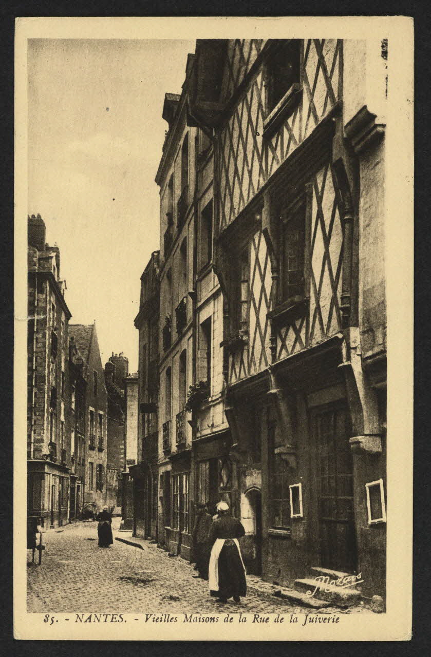 carte postale NANTES, VIEILLES MAISONS DE LA RUE DE LA JUIVERIE 4P2435 Photo