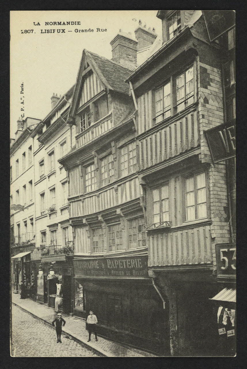 carte postale LISIEUX, GRANDE RUE 4P2440 Photo