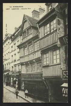 carte postale LISIEUX, GRANDE RUE 4P2440  Photo