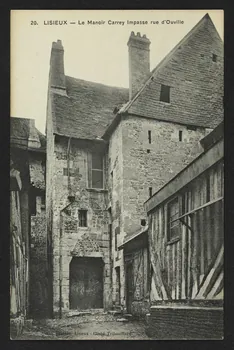 carte postale LISIEUX, LE MANOIR LARREY, IMPASSE RUE D'OUVILLE 4P2443 Photo