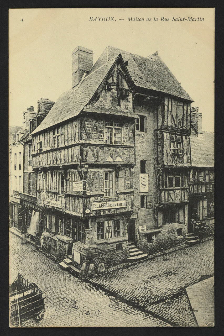 carte postale BAYEUX, MAISON DE LA RUE SAINT-MARTIN 4P2448 Photo