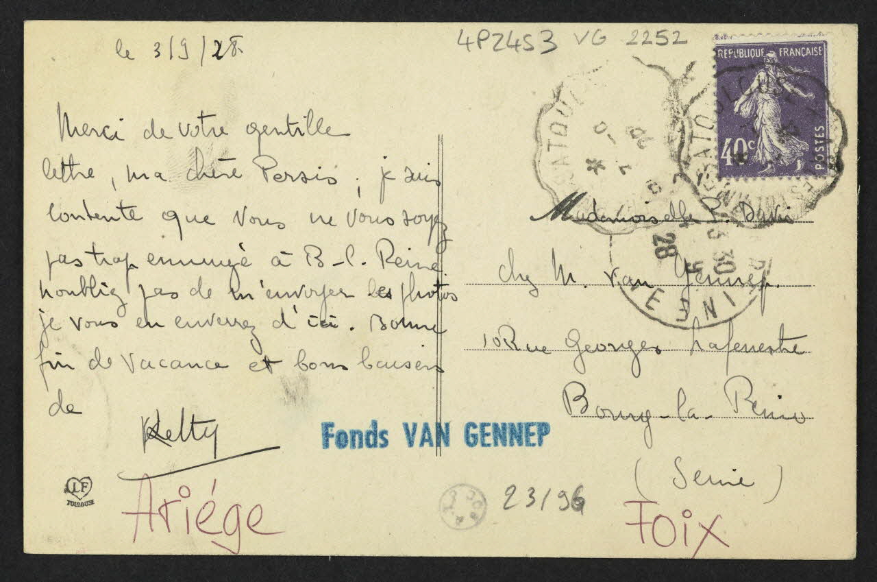 carte postale FOIX, VIEILLE VILLE, MAISON DU 15E S, RUE LAFAURIE 4P2453 Photo