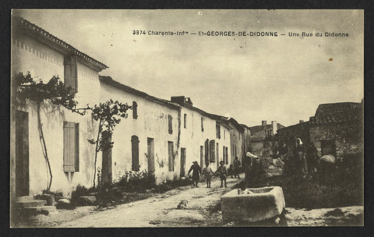 carte postale SAINT-GEORGES-DE-DIDONNE, UNE RUE DU DIDONNE 4P2460 Photo