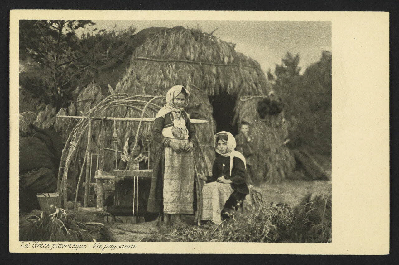 carte postale LA GRECE PITTORESQUE, VIE PAYSANNE 4P2471 Photo