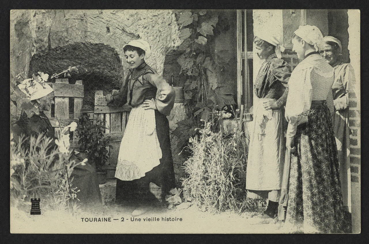 carte postale TOURAINE, UNE VIELLE HISTOIRE 4P2494 Photo