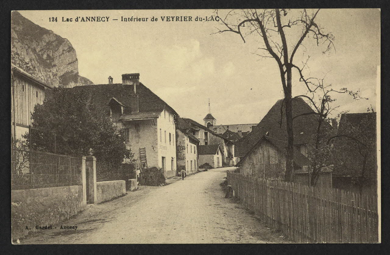carte postale LAC D'ANNECY, INTERIEUR DE VEYRIER-DU-LAC 4P2498 Photo