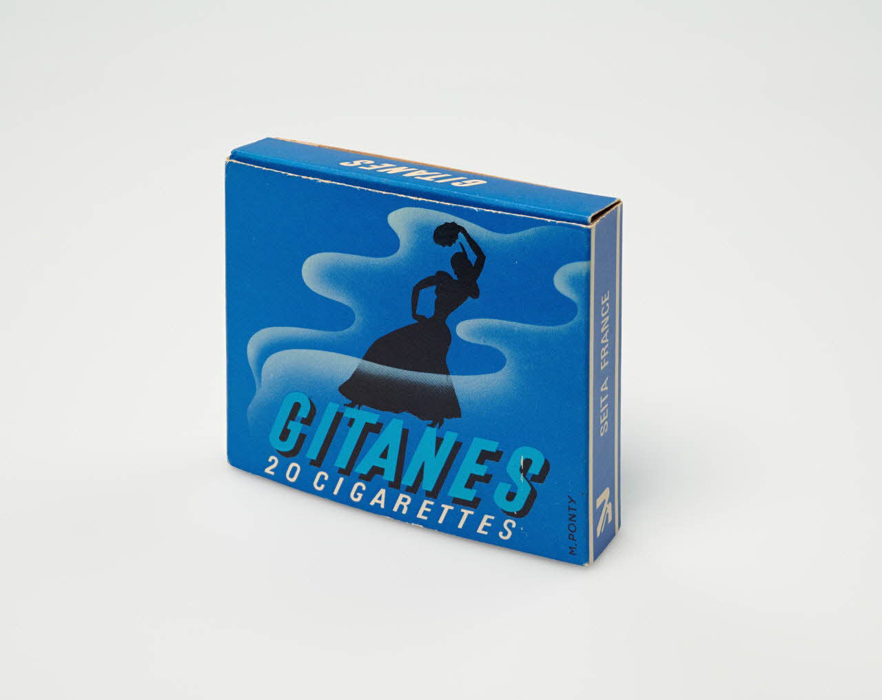Max Ponty paquet de cigarettes Gitanes France 1947-2000 2020.14.4 Photo Mucem / Marianne Kuhn