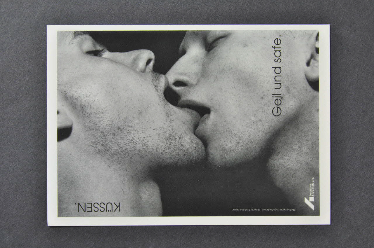 carte postale Küssen Geil und safe 2002.126.117 Photo Mucem