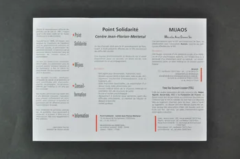Association pour la Recherche, la Communication et les Actions pour l'Accès aux Traitements (ARCAT) Dépliant "Actions sociales" France 1994 2002.126.122 Photo Mucem