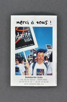 Solidarité Sida BROCHURE "Festival Solidays" Île-de-France, France 2000/7/8-2000/7/9 2002.126.139 Photo Mucem