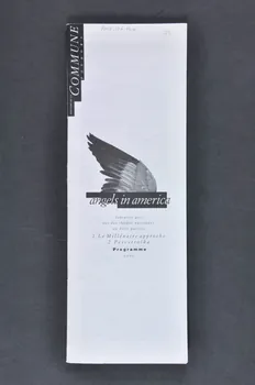 Théâtre De La Commune Pandora, Aubervilliers BROCHURE Angels in America Île-de-France, France 1996 2002.126.140 Photo Mucem