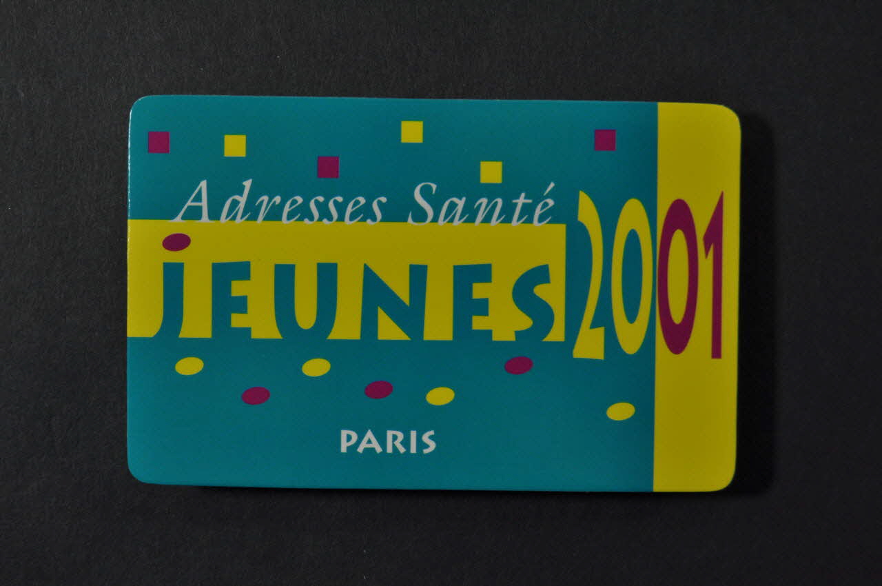 Fondation de France et la Fondation Levi Strauss Dépliant Adresses santé jeunes 2001 Paris Île-de-France, France 2002/6/30 2002.126.147 Photo Mucem