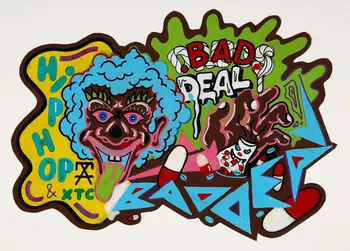 Zoow24 autocollant Unique handmade sticker Lombardie, Italie 2015-2016 2020.22.14 Photo Mucem / Marianne Kuhn