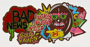 Zoow24 autocollant Unique handmade sticker Lombardie, Italie 2015-2016 2020.22.28 Photo Mucem / Marianne Kuhn