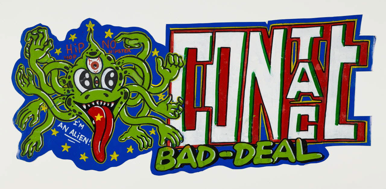 Zoow24 autocollant Unique handmade sticker Lombardie, Italie 2015-2016 2020.22.30 Photo Mucem / Marianne Kuhn