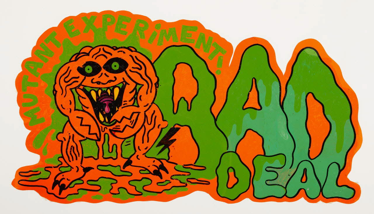 Zoow24 autocollant Unique handmade sticker Lombardie, Italie 2015-2016 2020.22.33 Photo Mucem / Marianne Kuhn