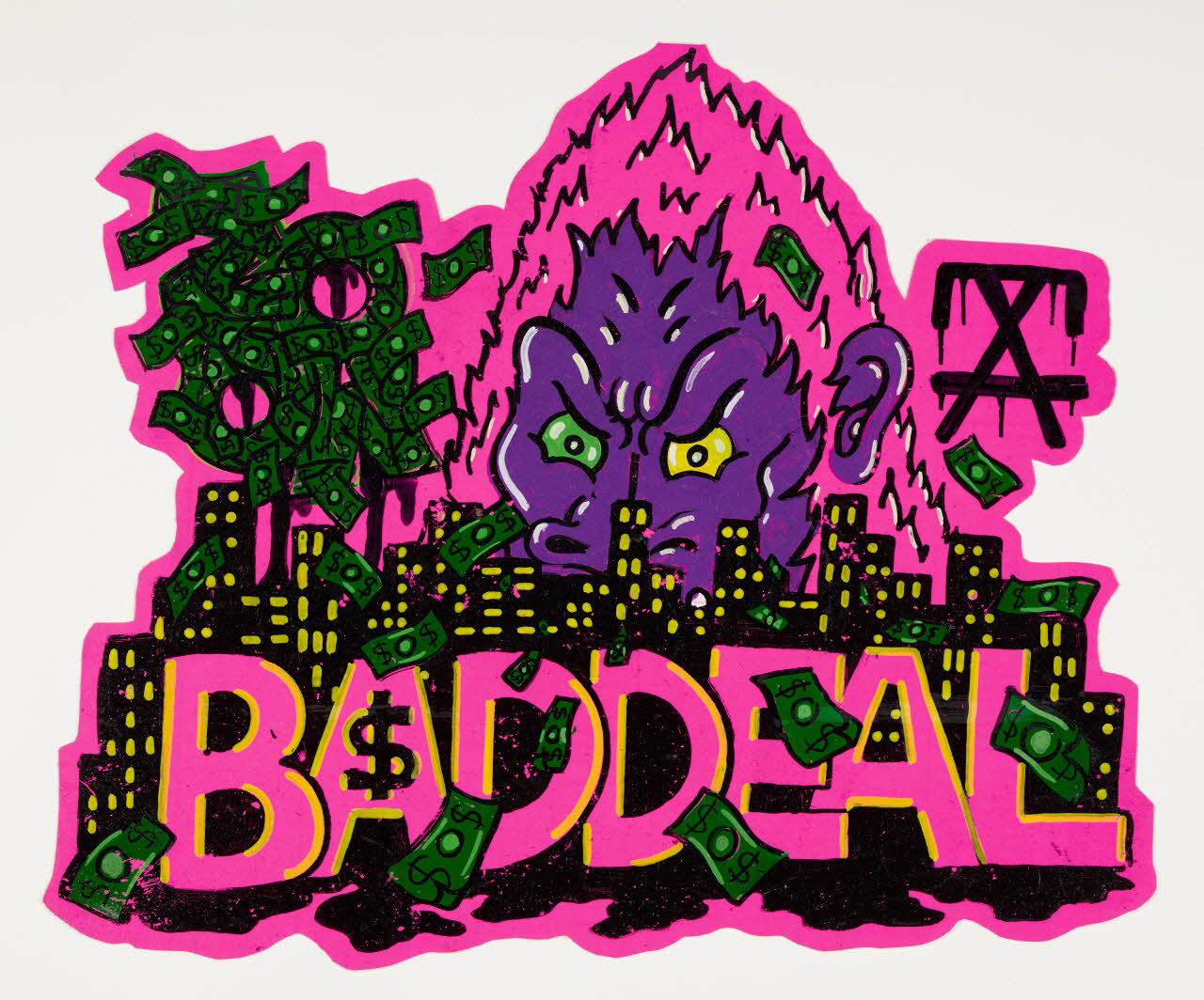 Zoow24 autocollant Unique handmade sticker Lombardie, Italie 2015-2016 2020.22.5 Photo Mucem / Marianne Kuhn