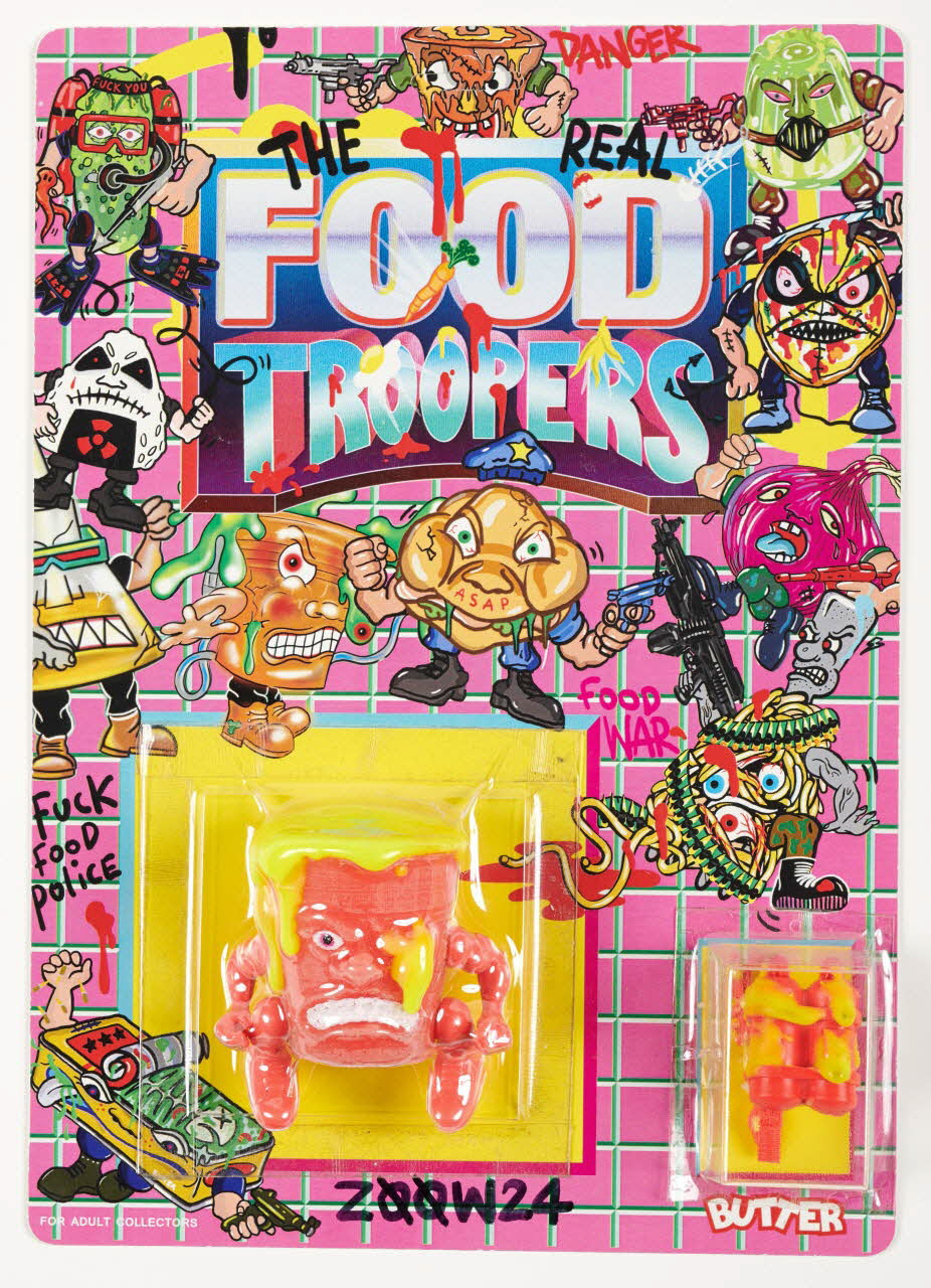 Mattel ; Zoow24 figurine The real Foodtroopers Lombardie, Etats-Unis 1988-1989 2020.22.58.1-2 Photo Mucem / Marianne Kuhn
