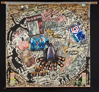 Damian Le Bas collage Romani World Empire, Evolution Saxe, Allemagne 2015 2019.14.1 Photo Mucem / Marianne Kuhn
