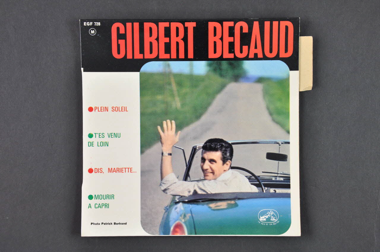 pochette de disque Mourir à Capri 2001.69.16.1392 Photo Mucem