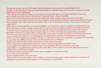 Zoow24 ; Bad Deal ; Marina Rubini carte publicitaire Texte accompagnant le pull-over "Pierrot speaking to the Moon" Lombardie, Italie 2015 2020.22.53.3  Photo Mucem / Marianne Kuhn