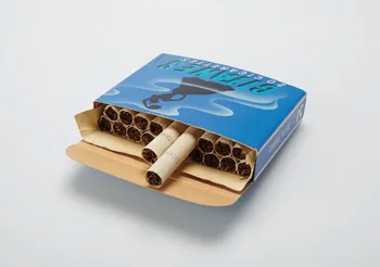 Max Ponty paquet de cigarettes Gitanes France 1947-2000 2020.14.4 Photo Mucem / Marianne Kuhn