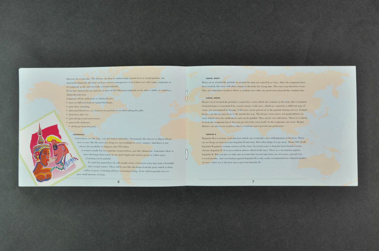 Dutch Foundation For Std Control BROCHURE "Safe wherever you are" (Safe où que vous soyez) Pays-Bas 1997/5 2002.126.185 Photo Mucem