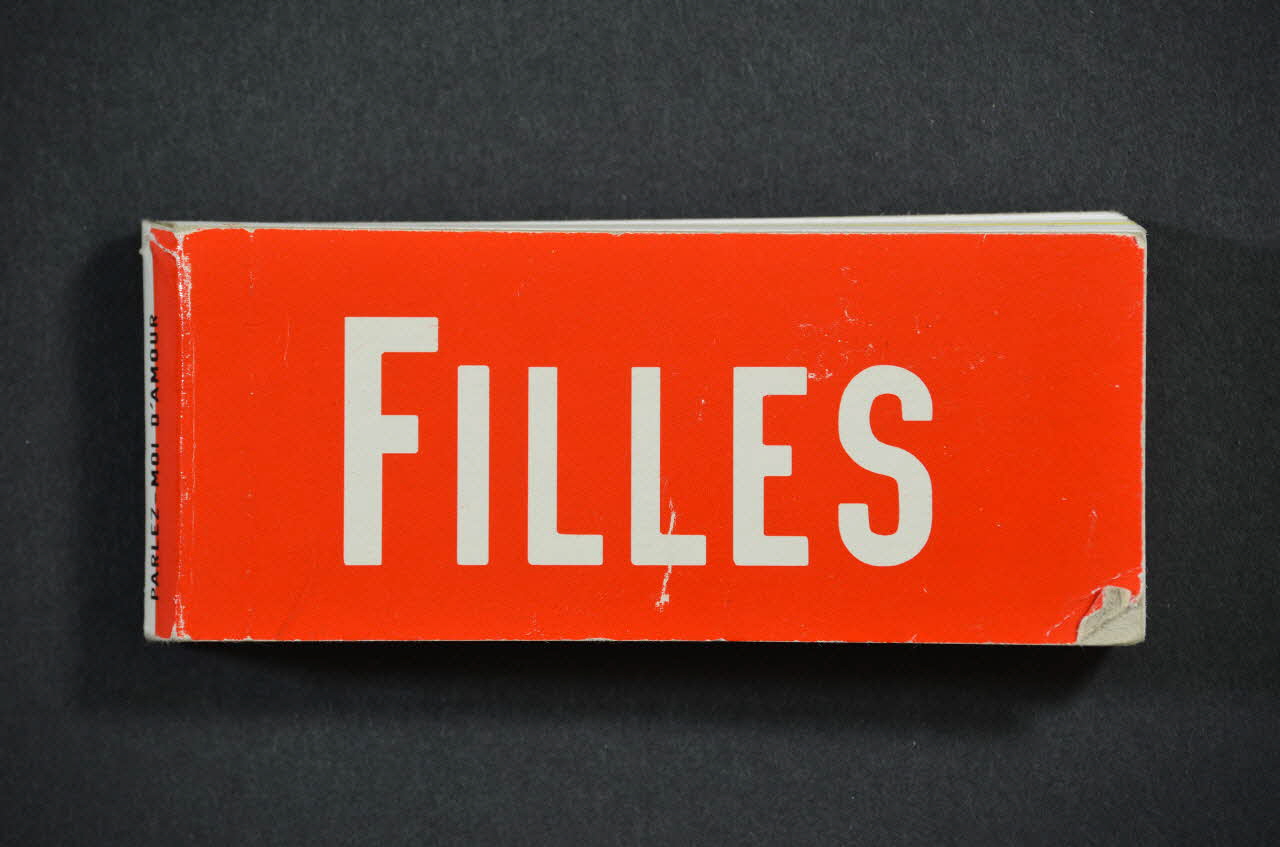 Fondation 93. Atelier Des Sciences 95 livret "Parlez-Moi d'amour.  Filles / Garçons France 1995 2002.126.194 Photo Mucem