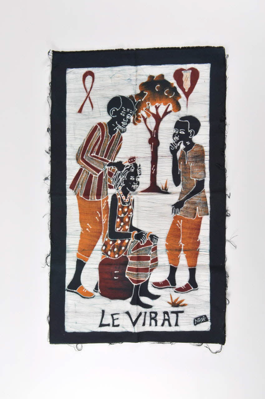 Batik Lévirat Burkina 2001 2002.126.25 Photo Mucem