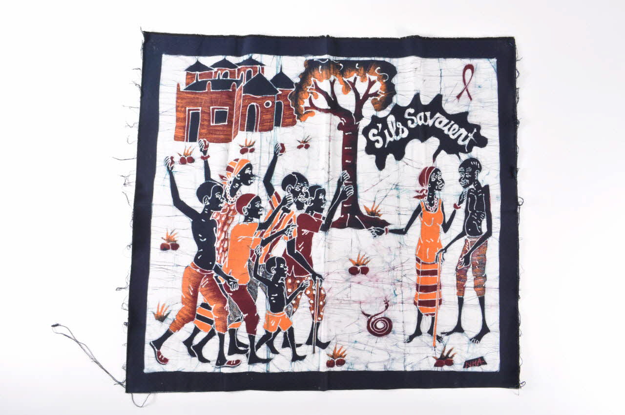 Batik S'ils savaient Burkina 2001 2002.126.26 Photo Mucem