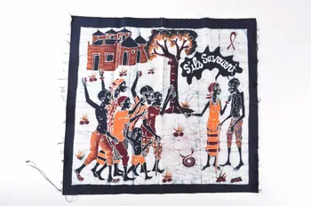 Batik S'ils savaient Burkina 2001 2002.126.26  Photo Mucem