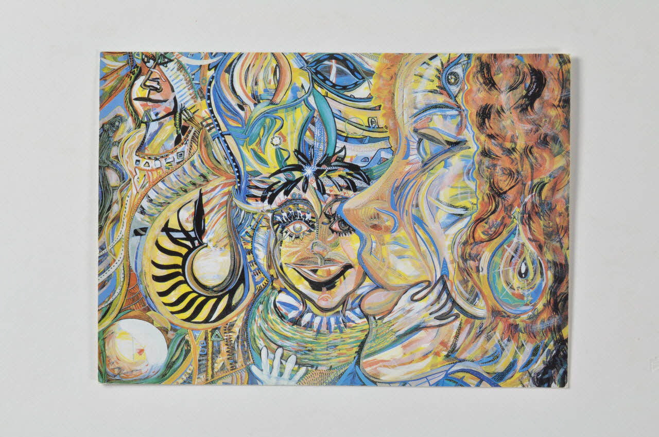 Fondation de France et la Fondation Levi Strauss carte postale Eclat de joie France 2002 2002.126.36 Photo Mucem