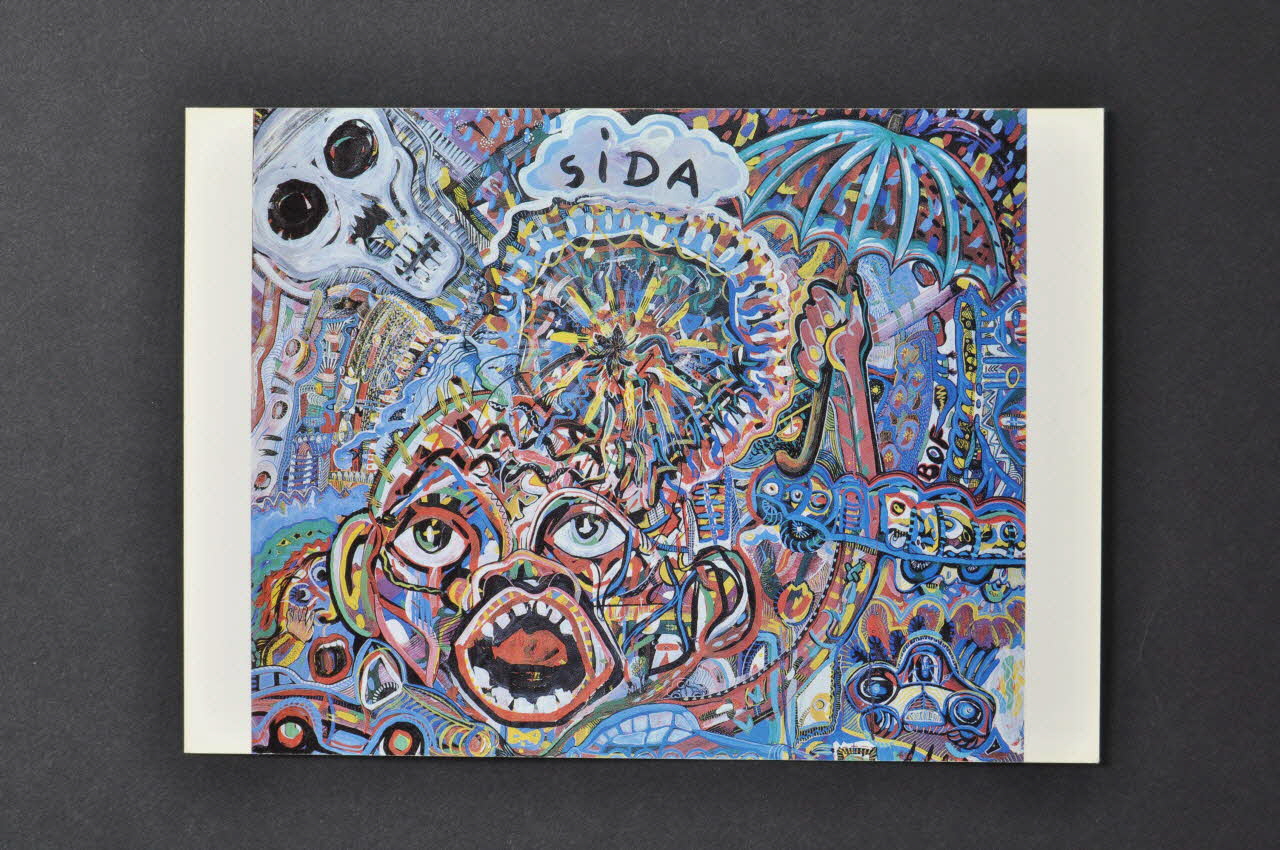 Fondation de France et la Fondation Levi Strauss carte postale L'indésirable France 2002 2002.126.37 Photo Mucem