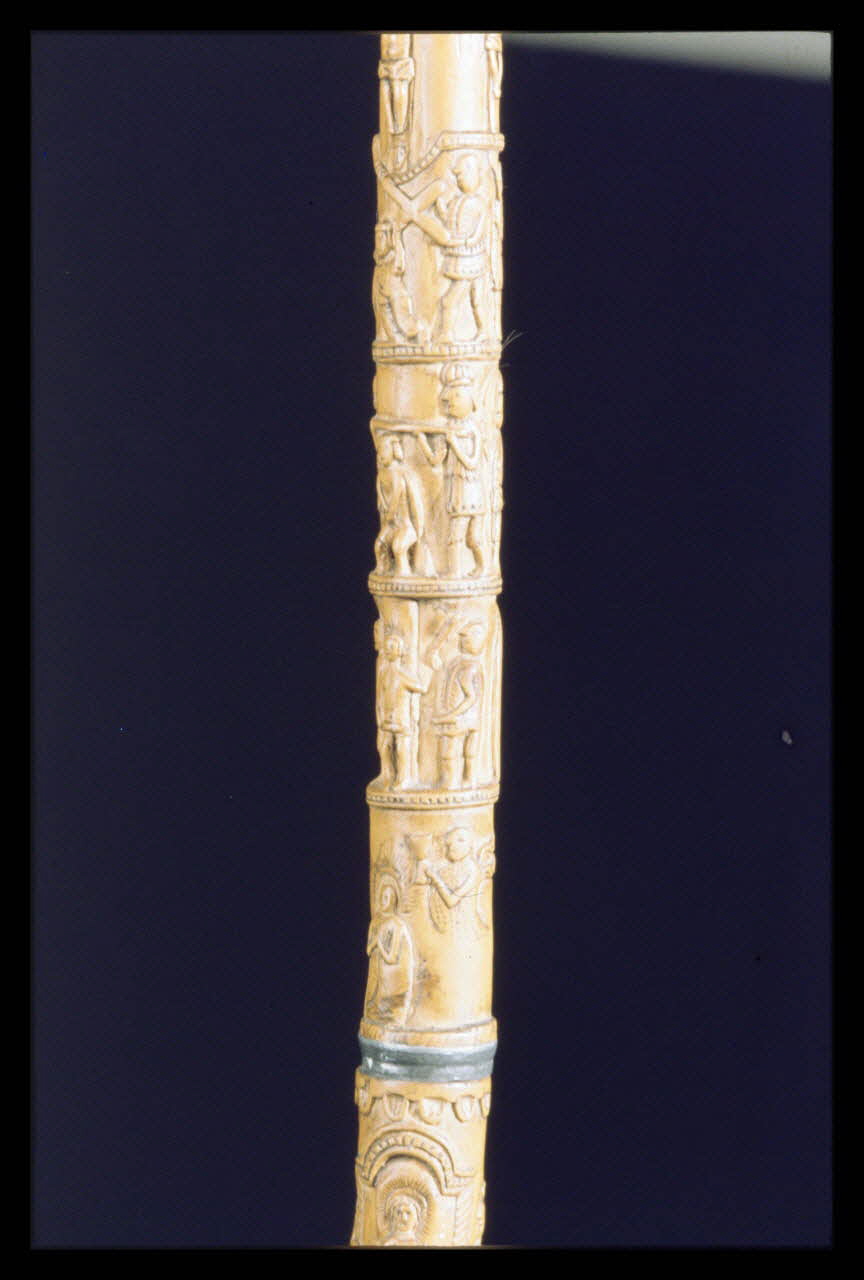 Jean-Dominique Lajoux photographie Détail d'une quenouille Ile-de-France, France 1968/12/1 Ph.1968.110.113 Photo