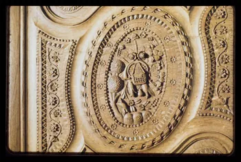 Jean-Dominique Lajoux photographie Détail d'une armoire normande Ile-de-France, France 1968/12/1 Ph.1968.110.131 Photo