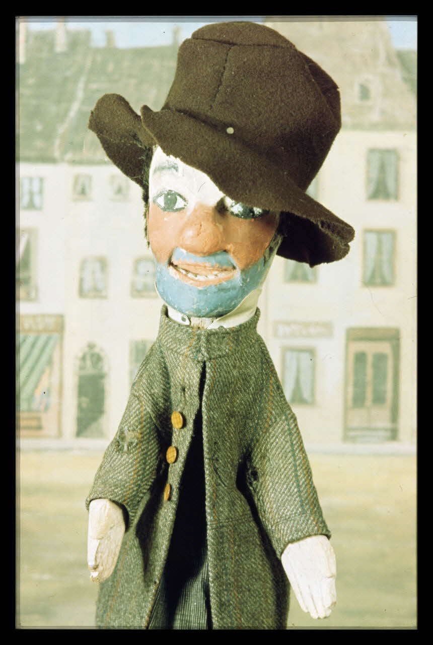 Jean-Dominique Lajoux photographie Lyon : Théâtre de marionnette Laurent Mouguet Ile-de-France, France 1968/12/1 Ph.1968.110.148 Photo