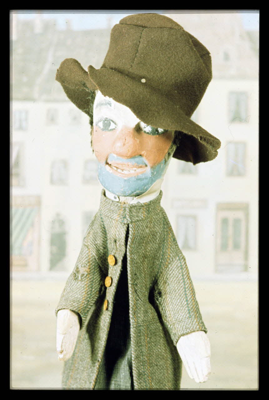 Jean-Dominique Lajoux photographie Lyon : Théâtre de marionnette Laurent Mouguet Ile-de-France, France 1968/12/1 Ph.1968.110.149 Photo