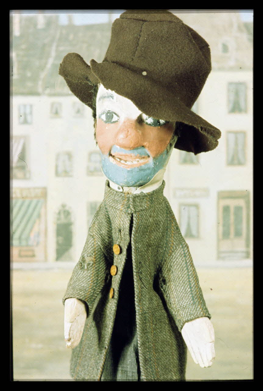 Jean-Dominique Lajoux photographie Lyon : Théâtre de marionnette Laurent Mouguet Ile-de-France, France 1968/12/1 Ph.1968.110.150 Photo