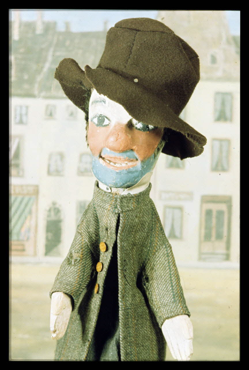 Jean-Dominique Lajoux photographie Lyon : Théâtre de marionnette Laurent Mouguet Ile-de-France, France 1968/12/1 Ph.1968.110.151 Photo