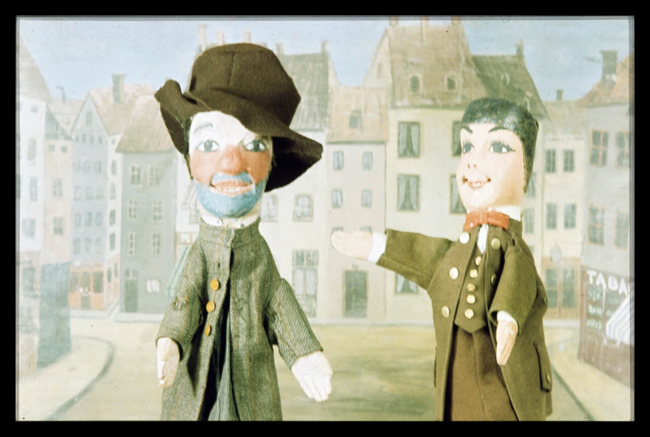 Jean-Dominique Lajoux photographie Lyon : Théâtre de marionnette Laurent Mouguet Ile-de-France, France 1968/12/1 Ph.1968.110.152 Photo